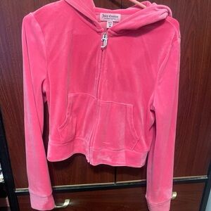Juicy Couture hot pink Velour Jacket